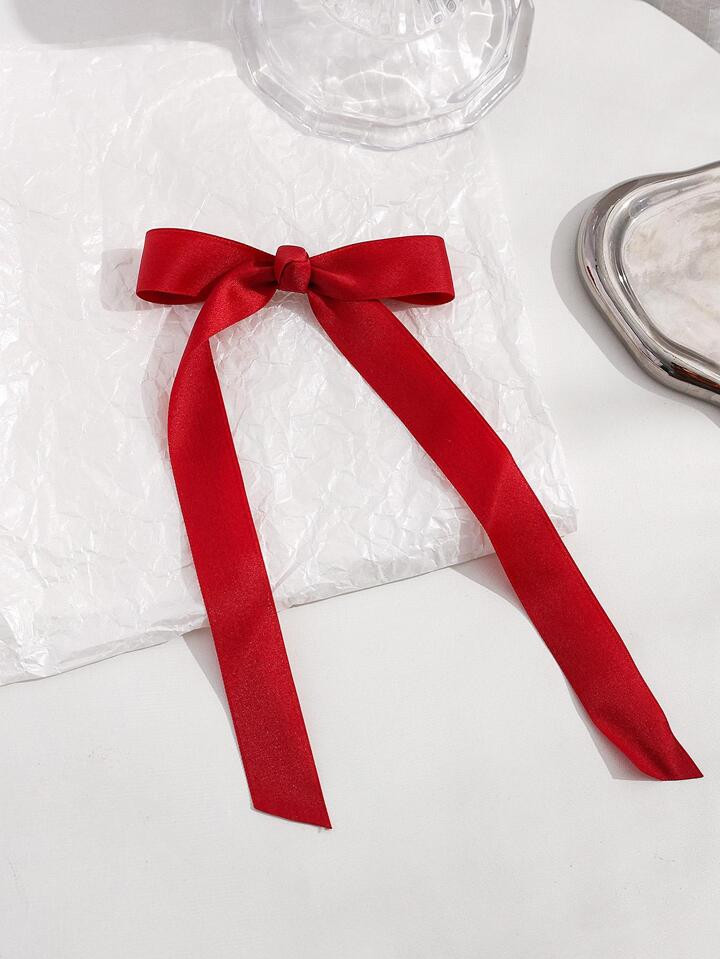 Bow Decor Hair Clip For Daily Use For Girls Hairstyles Casual Cute | SHEIN