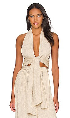 Savannah Morrow Miranda Top in Oatmeal from Revolve.com | Revolve Clothing (Global)