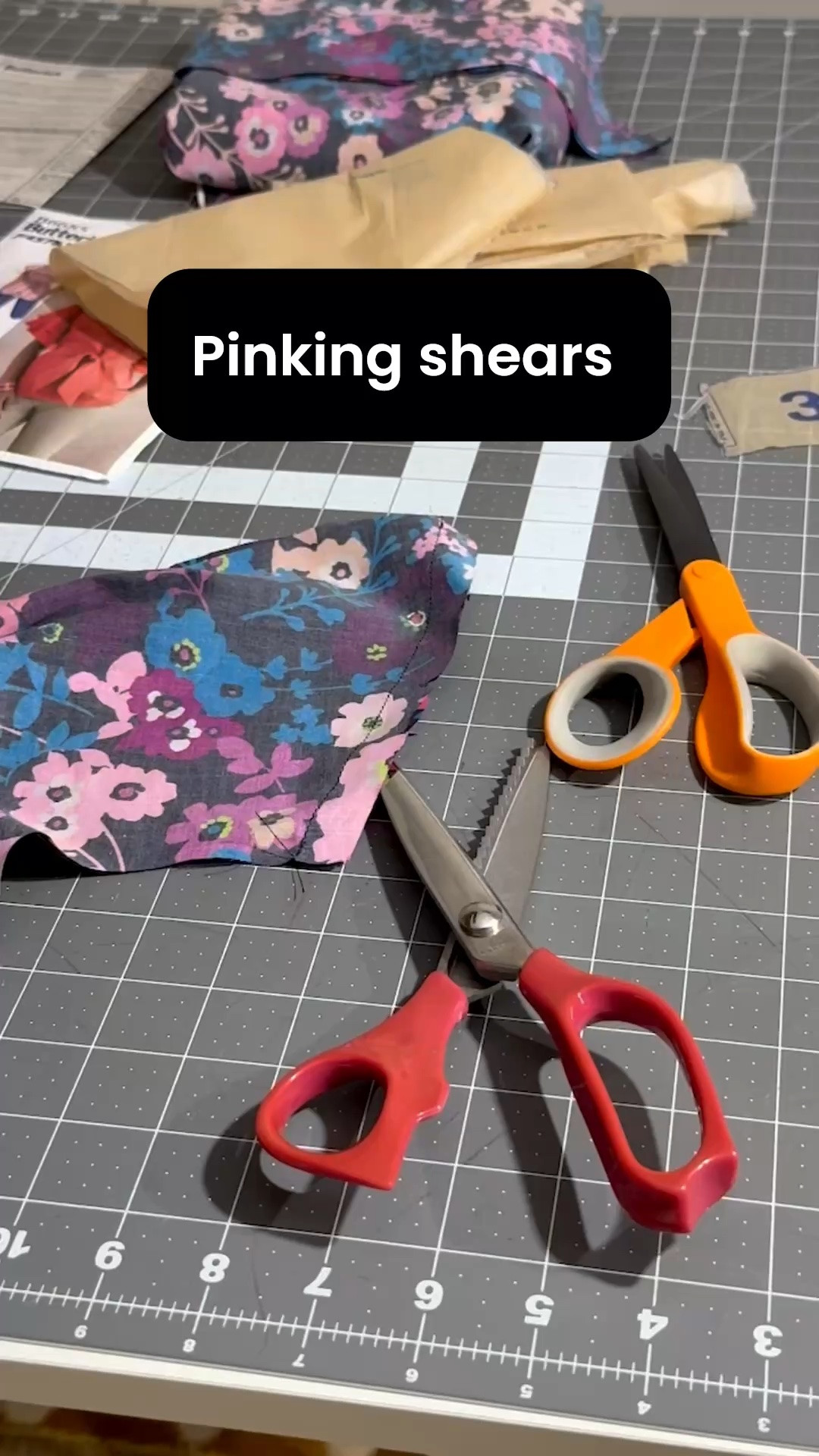 Pinking shears can really help if you are using a thinner fabric or making a vintage garment. I think they are a good tool that any sewist should have.

#LTKvlog #LTKdayinmylife #LTKstorytime