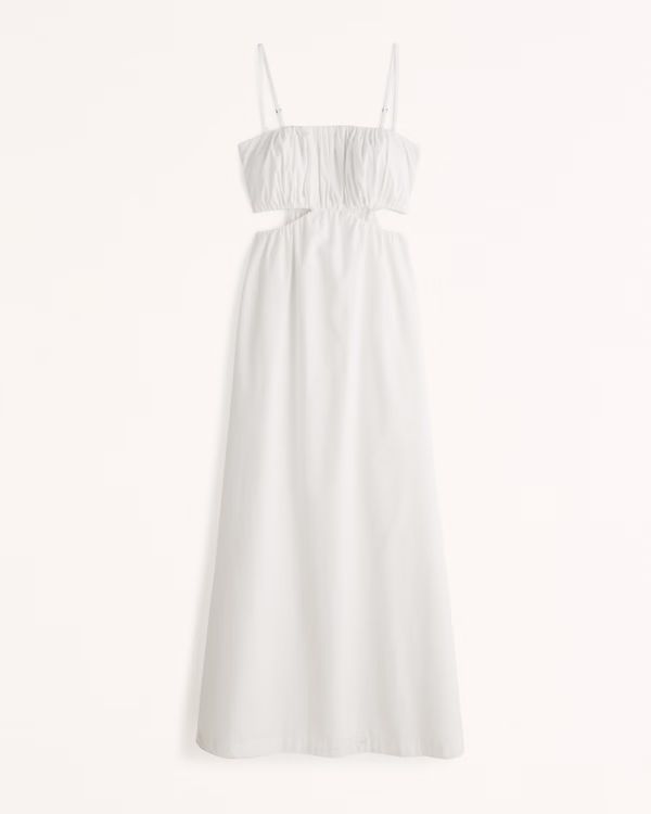 Women's Bubble Top Maxi Dress | Women's New Arrivals | Abercrombie.com | Abercrombie & Fitch (US)