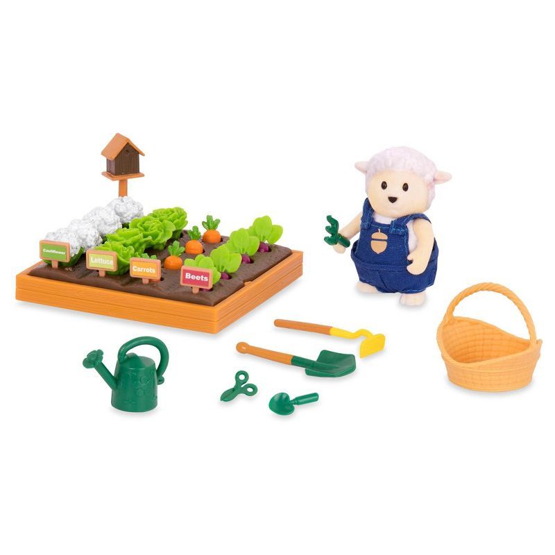 Li'l Woodzeez Miniature Playset with Animal Figurine 31pc - Garden Set | Target