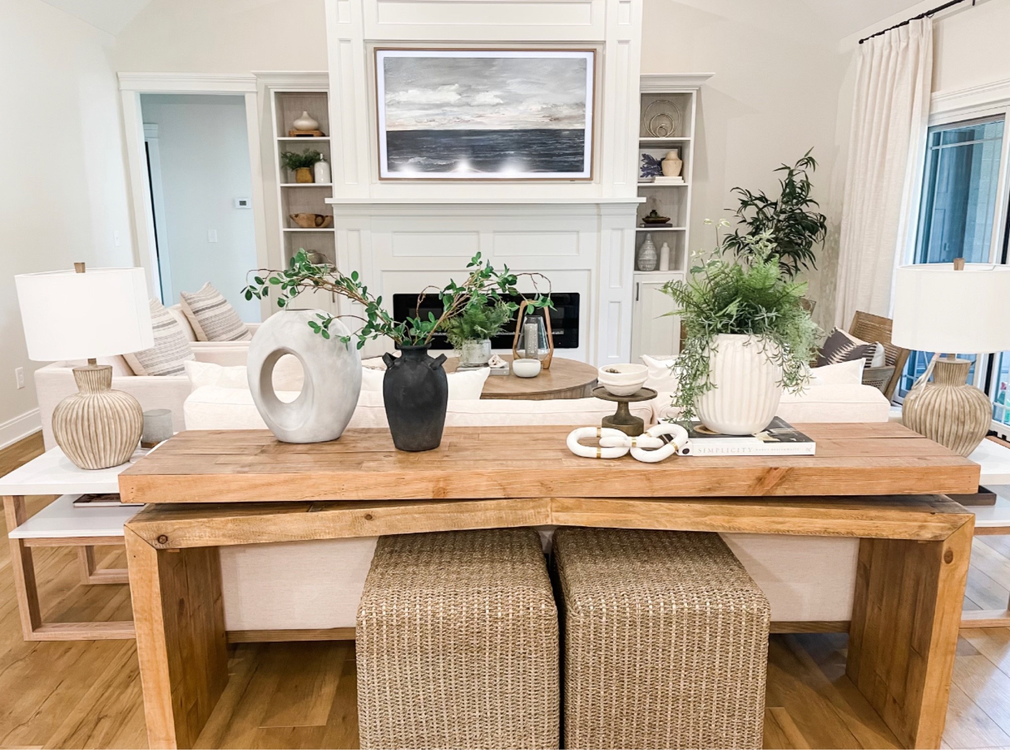 Modern, coastal living room. So beautiful!

#LTKstyletip #LTKhome