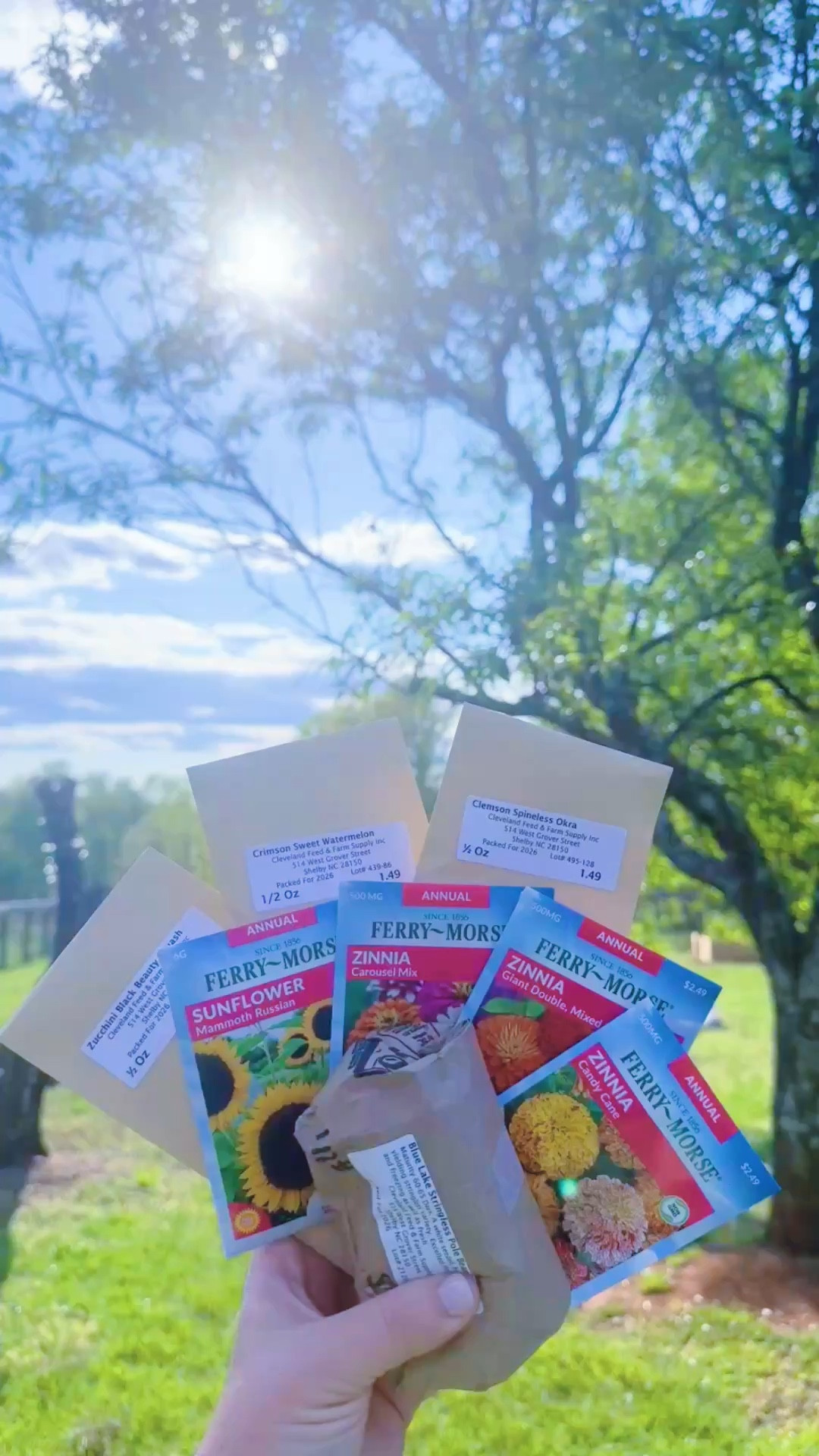 that feeling when your babies nap extraaaaa late 💤 and you get to have a “seed planting” 🌱 date in the garden 🪴 with your hubby!! 😍🪏 andddd it’s ***almost*** time to transplant our seedlings from the kitchen window 🪟 to the garden 🌼 - after we get through one more frost 🥶 danger they’re calling for!! 🙌🏽 