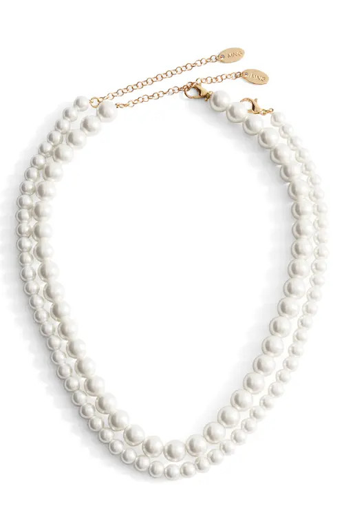 faux pearl necklace | Nordstrom | Nordstrom
