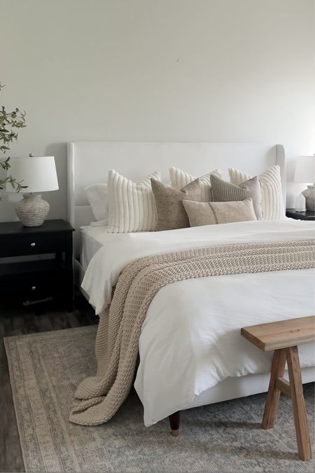 Loving this new pillow combo! 🤍

Black nightstands, neutral bedroom decor, bedroom pillows, white bedding, white duvet, Amazon duvet cover

#LTKhome #LTKsalealert #LTKfindsunder50