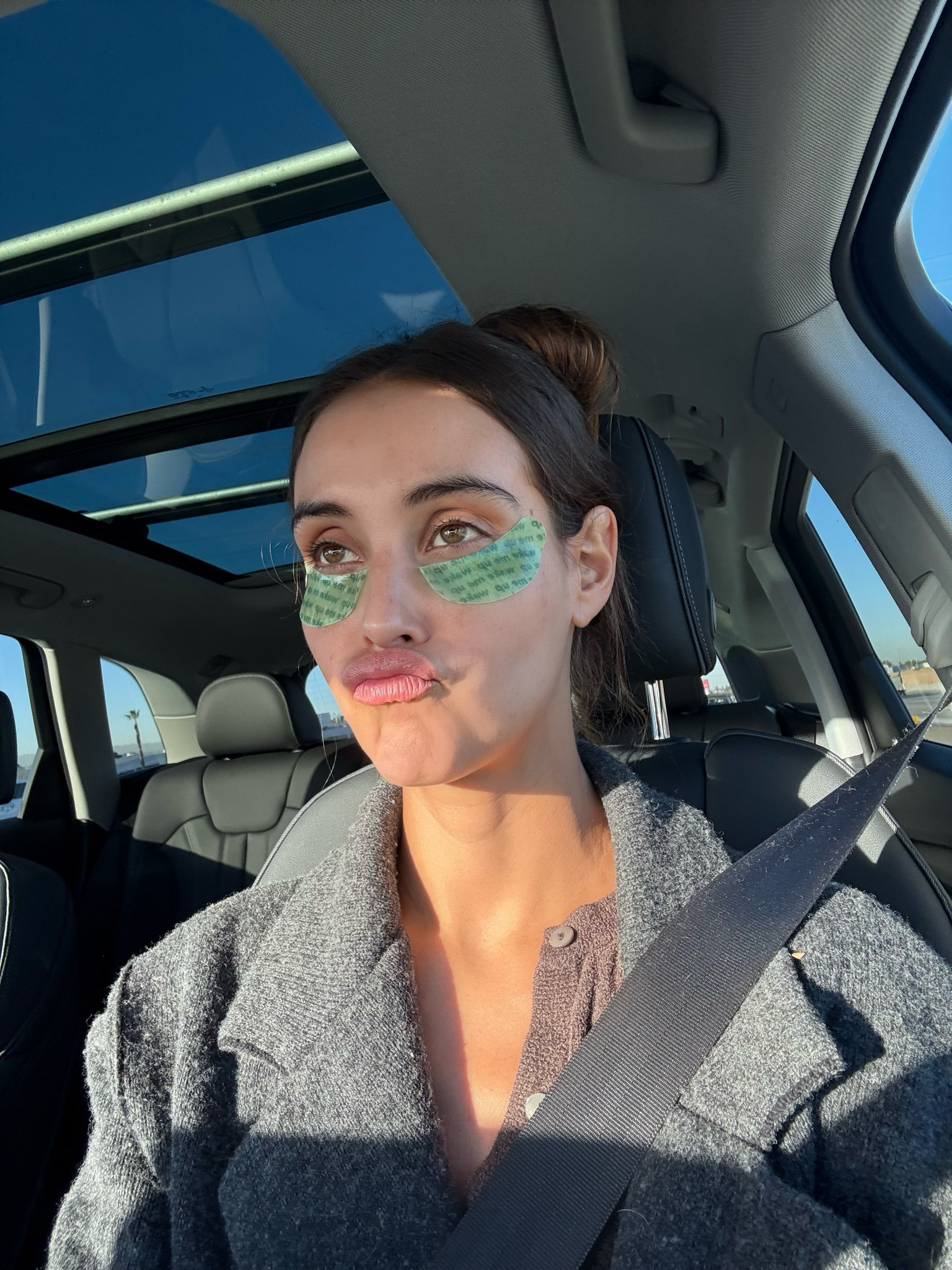 These eye patches don’t move. Made specifically to be able to work out in. 