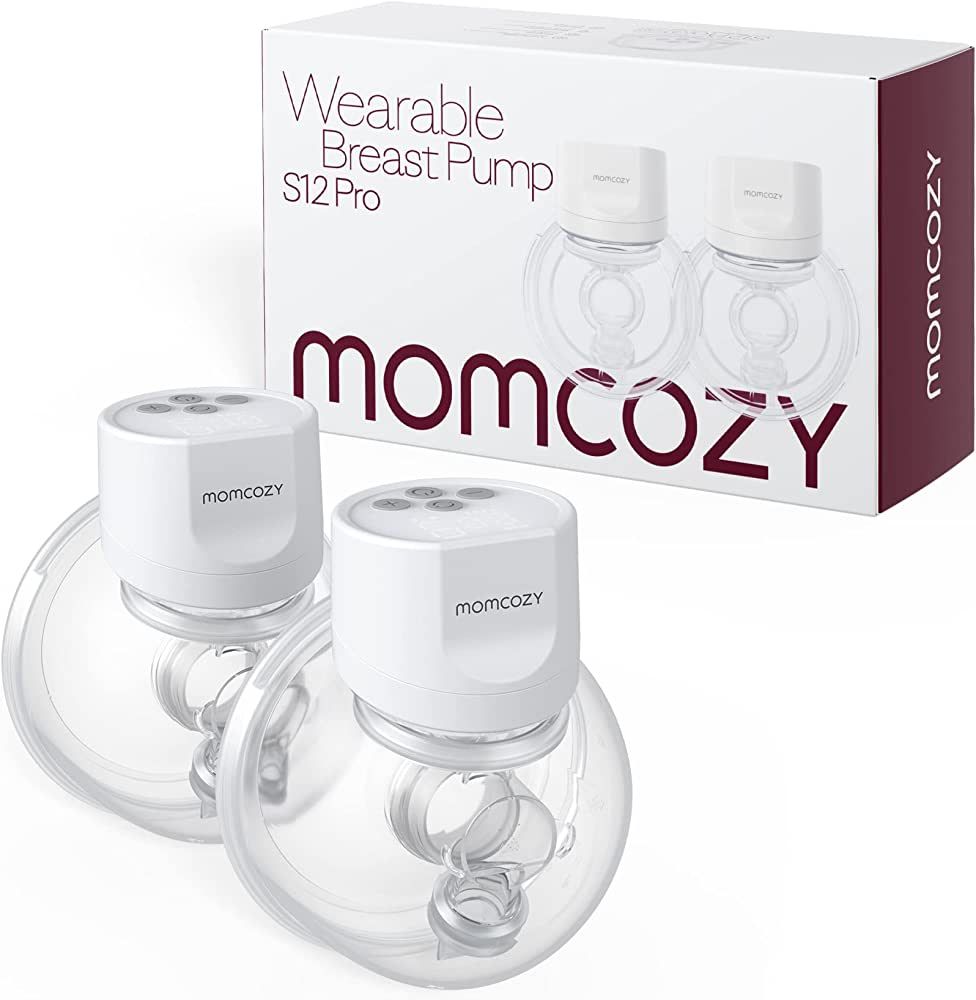 Momcozy S12 Pro Hands-Free Breast Pump Wearable, Double Wireless Pump with Comfortable Double-Sea... | Amazon (US)