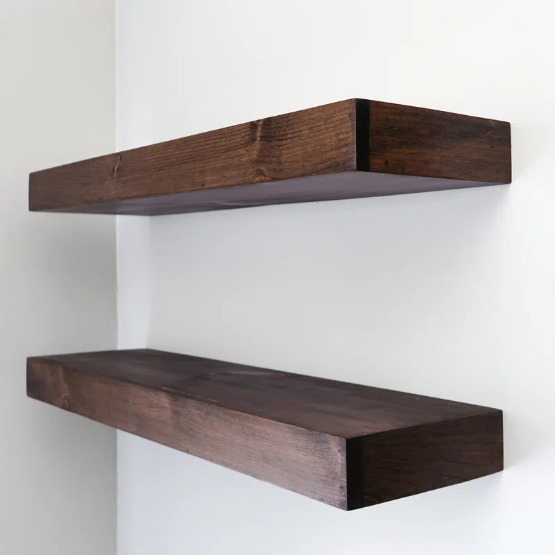 Pippi Modern Floating Shelves 3 Inches Thick (Set of 2) | Wayfair North America