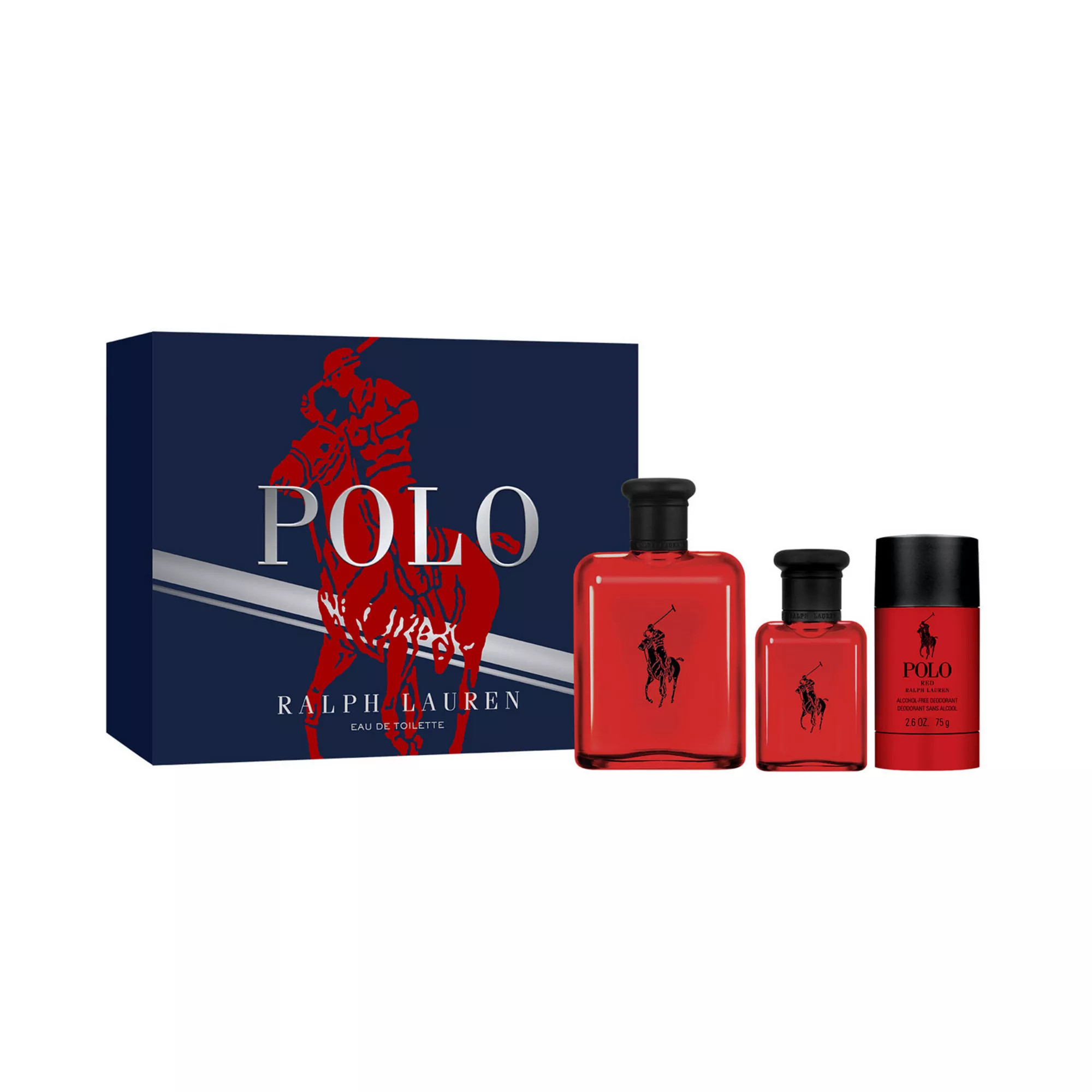 Ralph Lauren Polo Red 3-Piece Eau de Toilette Gift Set with Deodorant | Kohl's