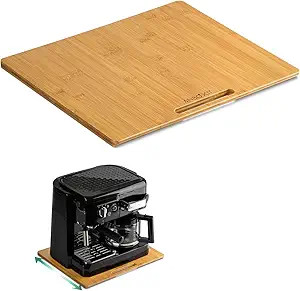 Bamboo Appliance Slider, Sliding Tray for Coffee Maker, Kitchen Countertop Appliance Rolling Tray... | Amazon (US)