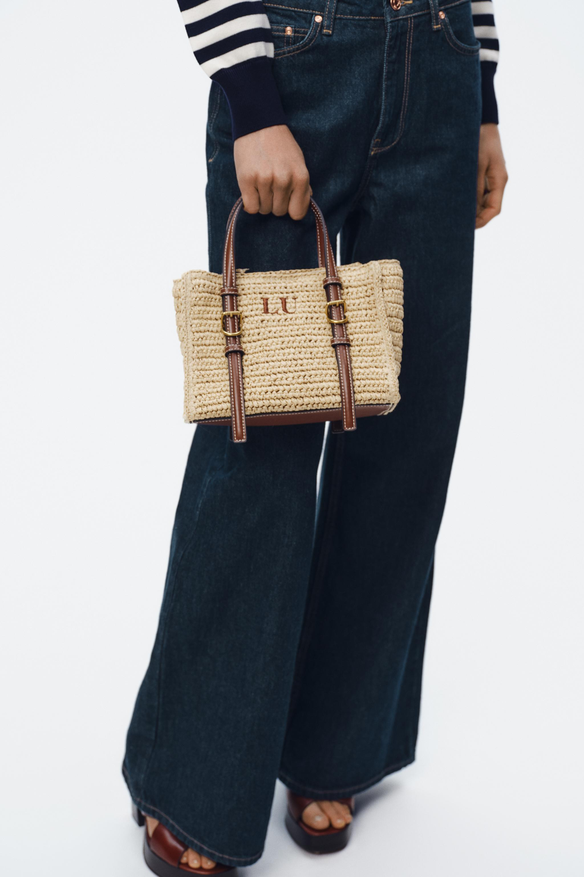 MINI BORSA SHOPPER CON TOP INTRECCIATO | Zara IT