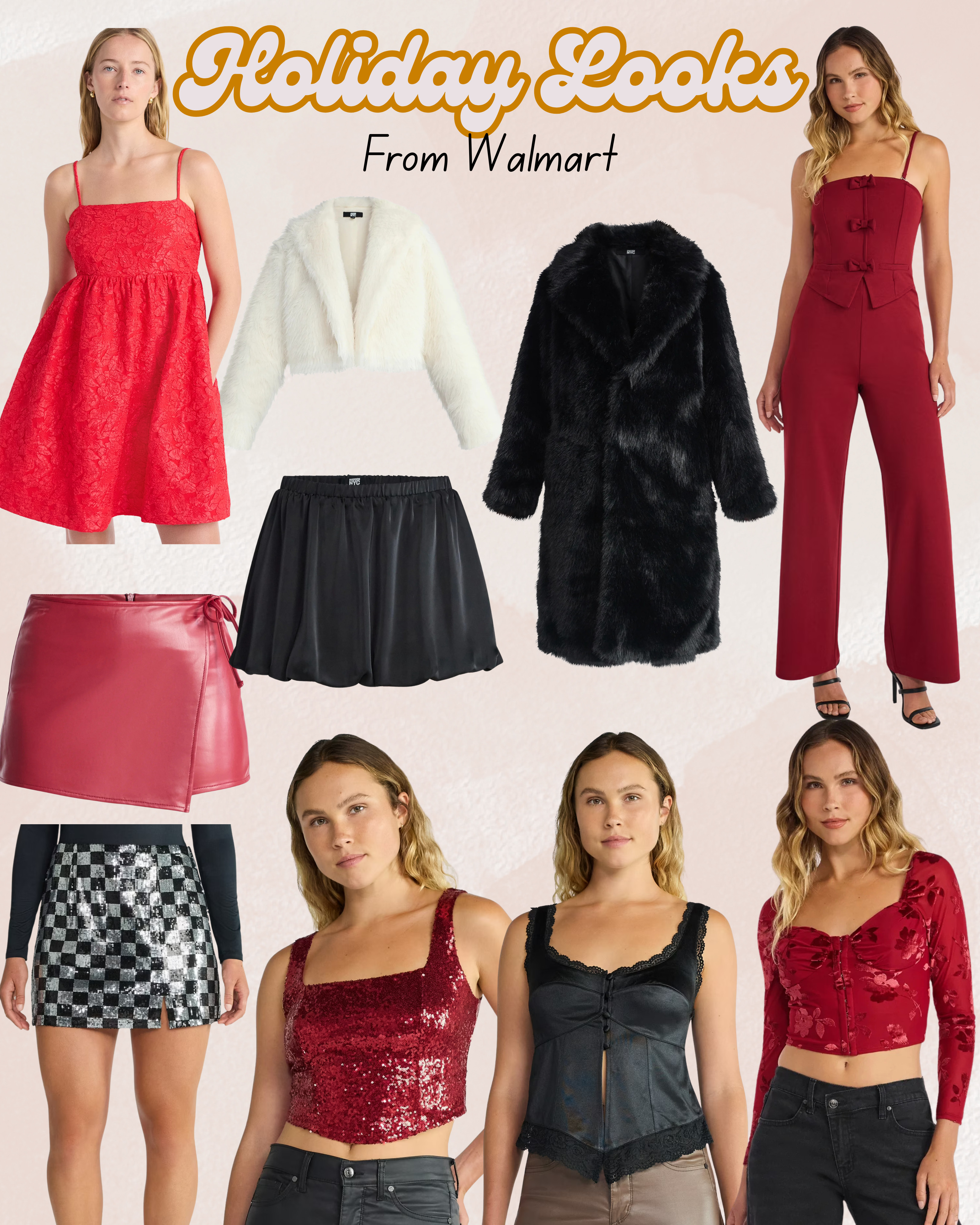 Check out all the new Holiday Fashion finds from Walmart. Skirts, dresses, jumpsuits, fur coats, and sparkles....they have it all!  You can make the perfect Christmas party or dinner outfit. Affordable holiday outfits! #walmartfinds 

 

#LTKSeasonal #LTKHoliday #LTKootd