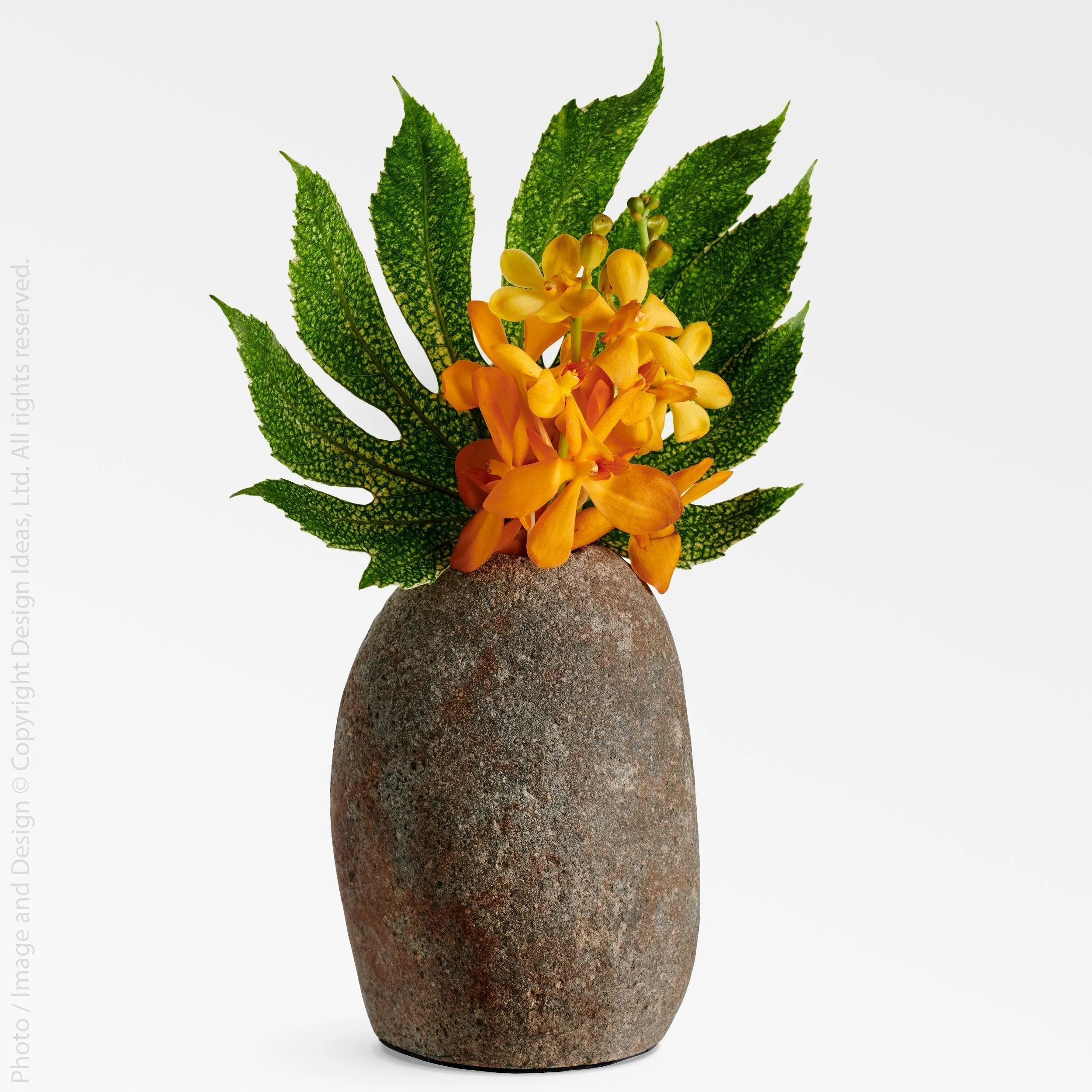 Stoneshard™  Carved Riverstone Vase (4x5.5x6.3) | Texxture Home