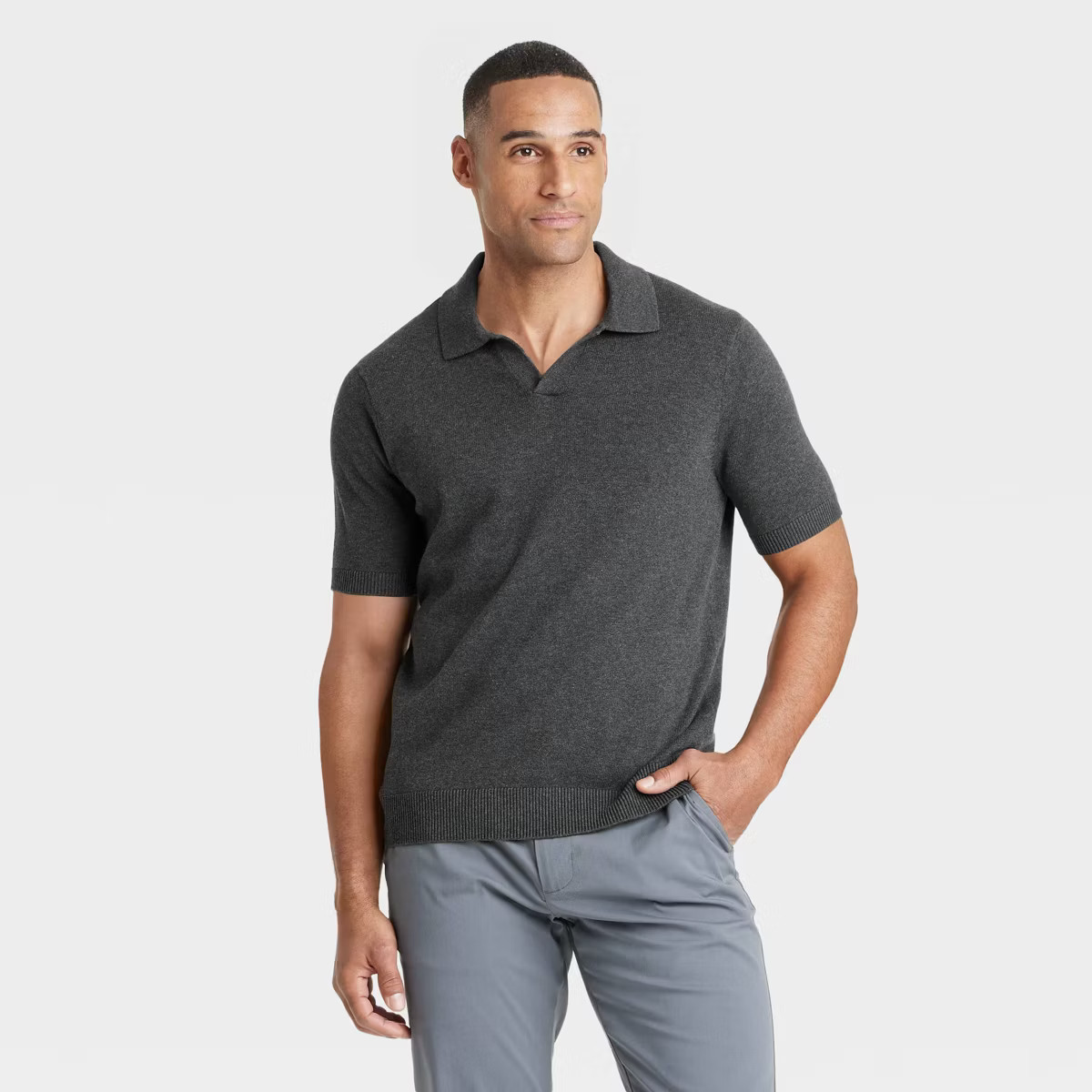 Men's Short Sleeve Johnny Collar Polo Sweater - Goodfellow & Co™ | Target