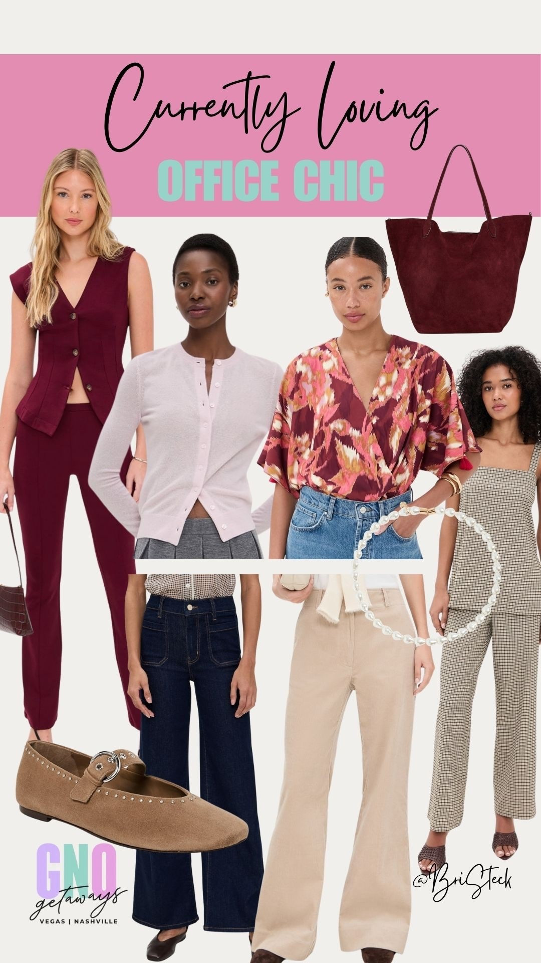 Looking bland at the office? No thanks! I was browsing #shopbop and found so many chic pieces for the office. So many cute #twopiecesets as well as #trousers and an adorable cashmere cardigan. How are you feeling about this burgundy color for fall? 

#work #workwear #trousers #office #officechic #meeetings #womeninbusiness #cardigan #totebag #vegas #lasvegas #fallfinds

#LTKStyleTip #LTKItBag #LTKWorkwear