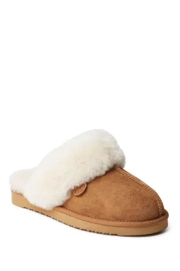 Sydney Water Resistant Genuine Shearling Scuff Slipper - Wide Width Available | Nordstrom Rack