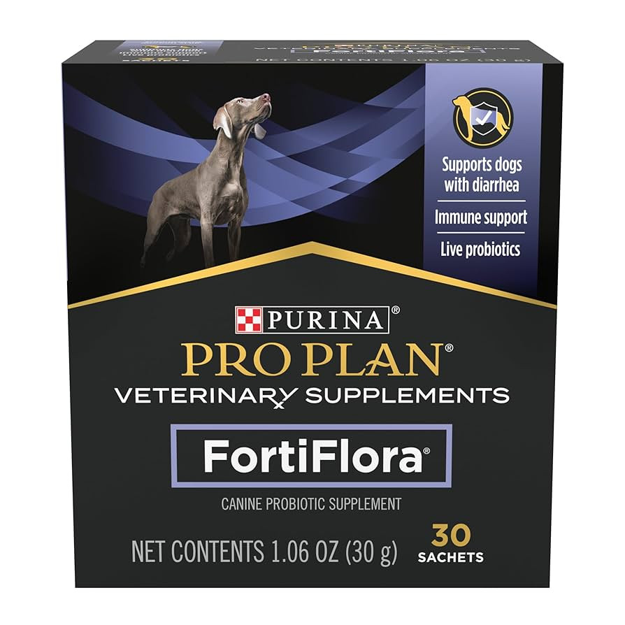 Purina Pro Plan Veterinary Supplements FortiFlora Dog Probiotic Supplement, Canine Nutritional Su... | Amazon (US)