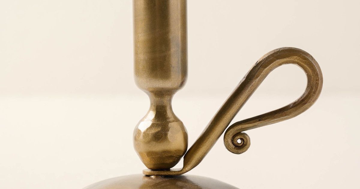 Brass Wright Taper Holder | Magnolia