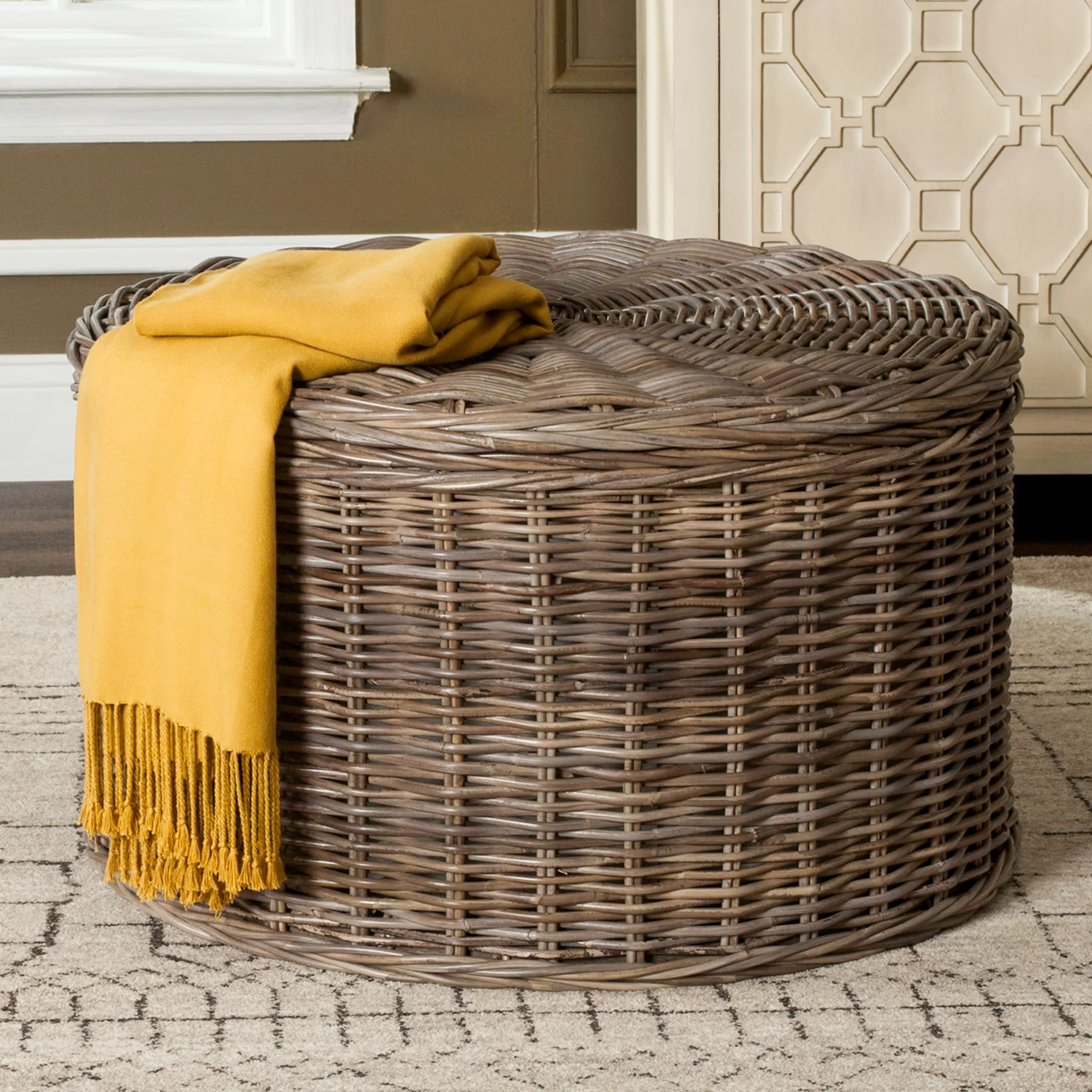 Safavieh Rustic Wicker Storage Coffee Table | Kohl's