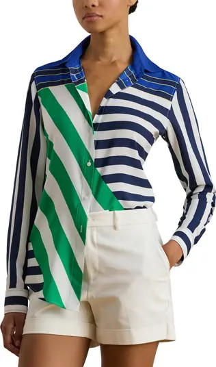Stripe Button-Up Blouse | Nordstrom