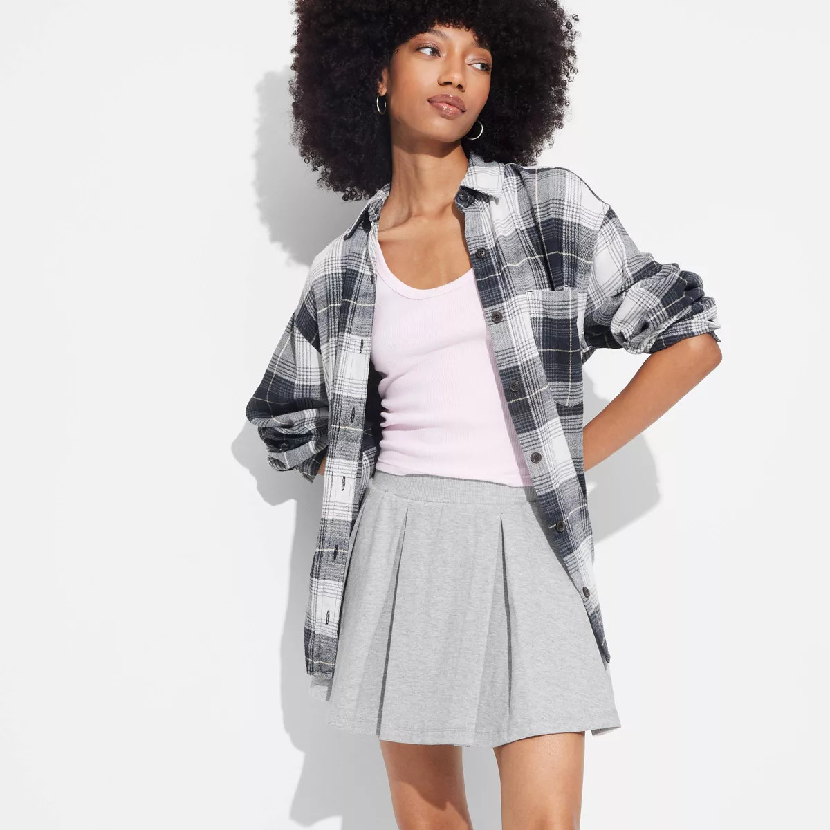 Women's Mid-Rise Knit Skort - Wild Fable™ | Target