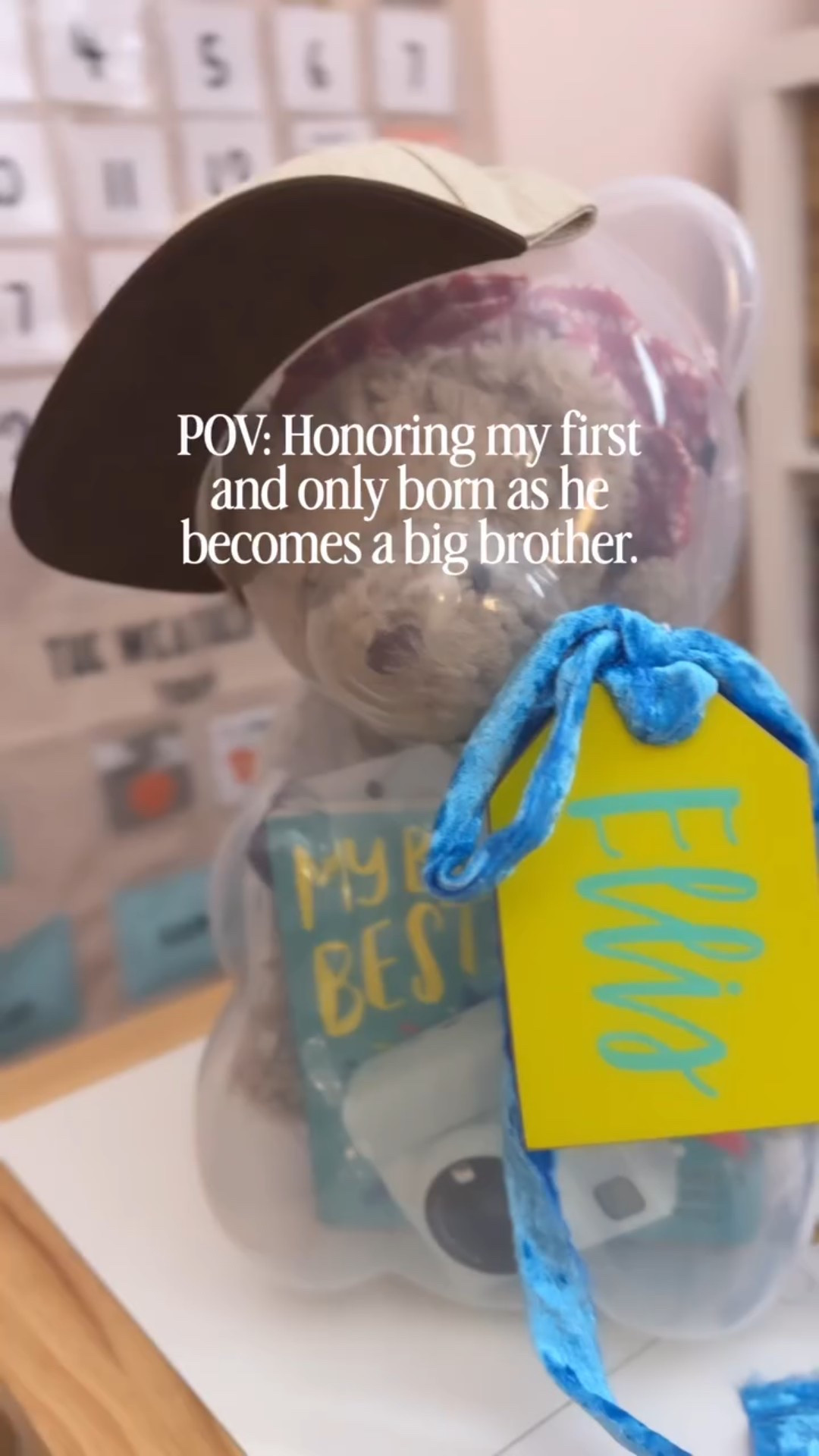 Is it normal to feel that you couldn’t possibly have the capacity to love another when you loved your first and only born for so long? Grieving who we were yet now anticipating who we’re becoming. A gift from our new to be born to my first and only born son. I don’t want my son to feel replaced. I want him to feel the love multiplied. And this is one way I’m trying to do just that.

#LTKBaby #LTKKids #LTKmomlife