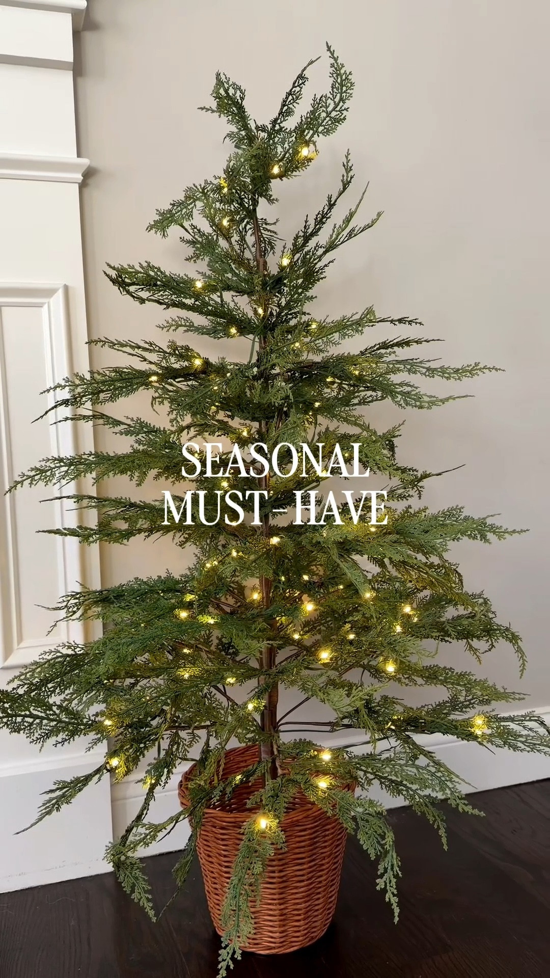 The viral cypress tree is back in stock! The 4ft tree as pictured here is available in some stores for pick up and the 2ft version (perfect for tabletops) is in stock ready to be shipped! Only $32 for the 2ft tree!

#LTKHome #LTKHoliday #LTKSeasonal