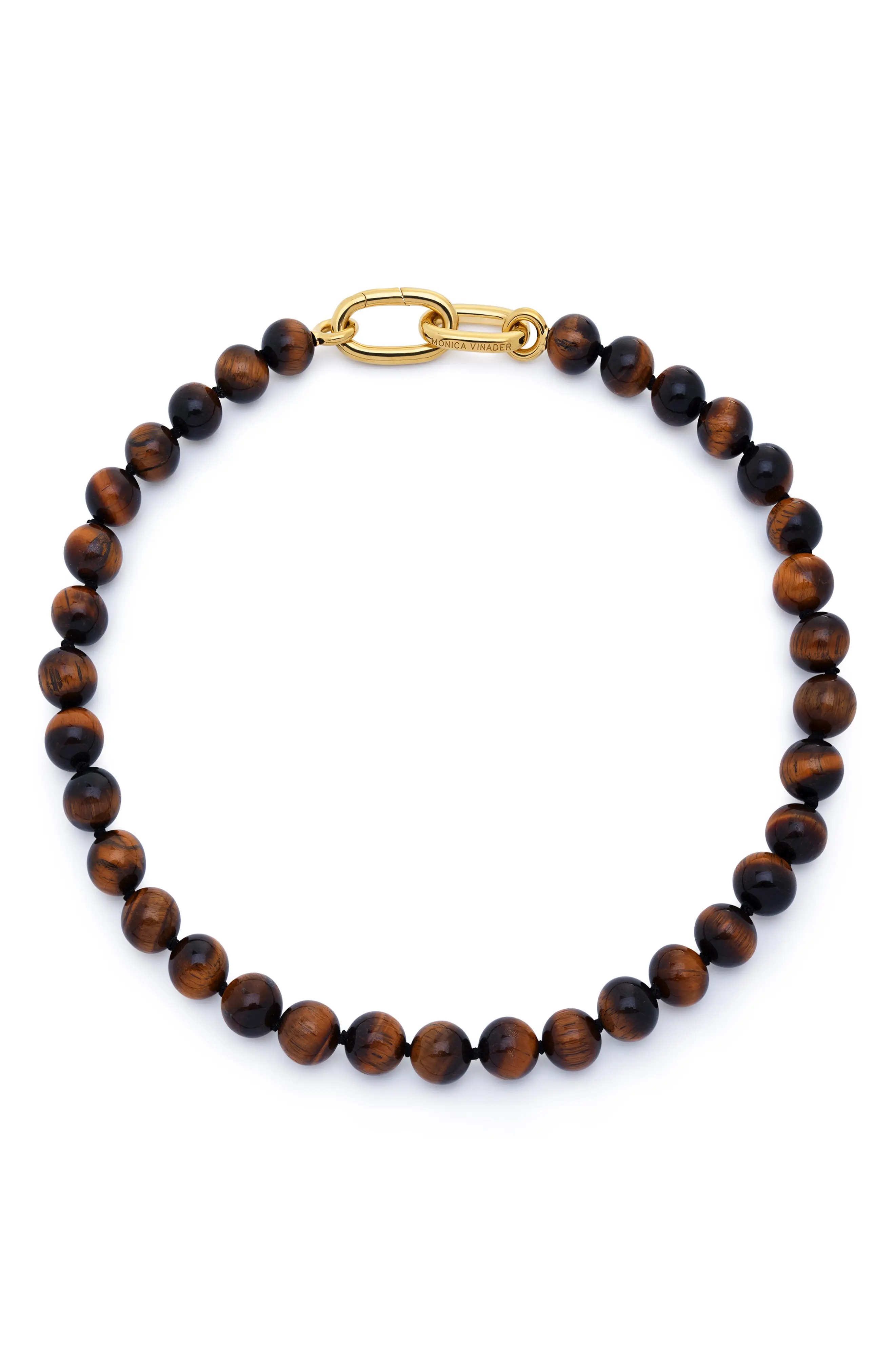 x Kate Young Tiger's Eye Necklace (Women) | Nordstrom | Nordstrom