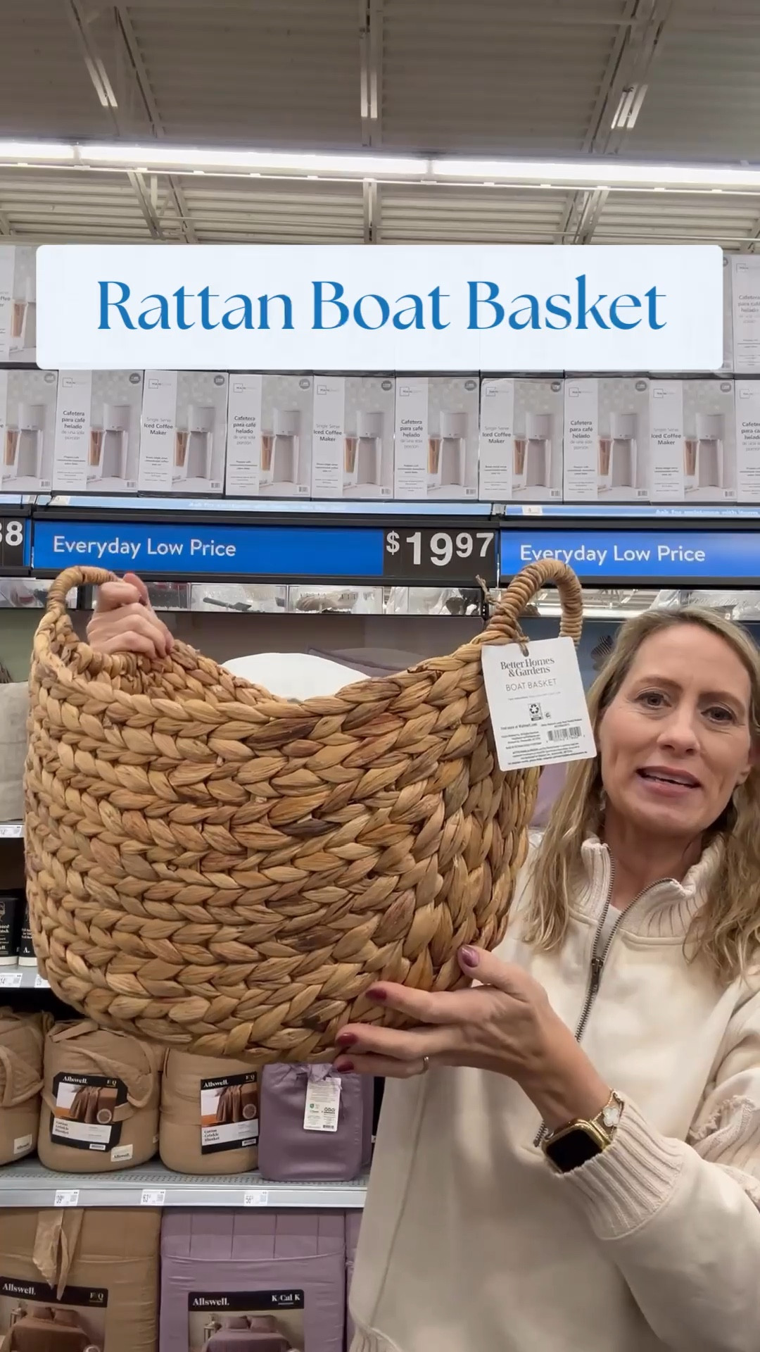 Adorable Rattan Boat Basket at Walmart! 

#LTKHome #LTKmomlife #LTKBaby