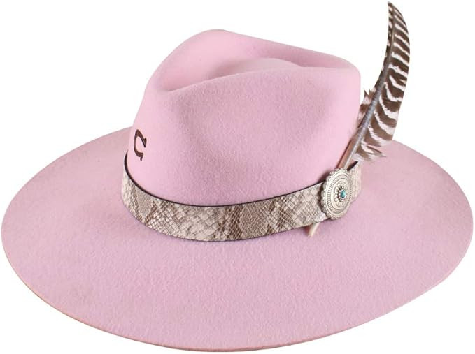 Charlie 1 Horse Hats Womens Sidewinder Silverbelly 3 3/4 Brim Fashion Hat | Amazon (US)
