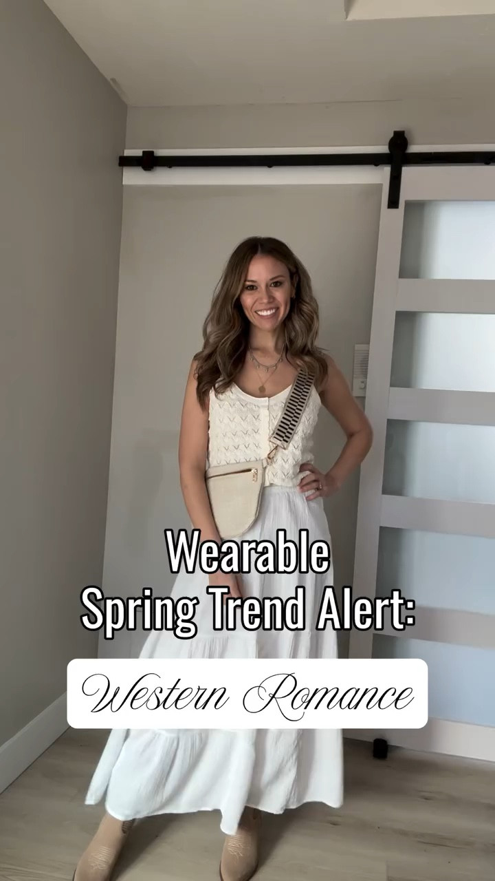 If full cowgirl isn’t your thing, don’t worry! This is the softer way to wear the western trend without feeling like it’s rodeo time (and no shade to those who do love their rodeos 🫶). #ootd #reelfashion #outfitformula