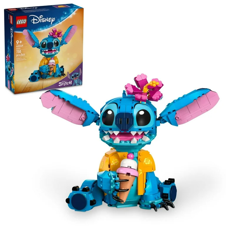 LEGO Disney Stitch - Toy Building Kit - Buildable Figure with Ice Cream Cone - Fun Birthday Gift ... | Walmart (US)