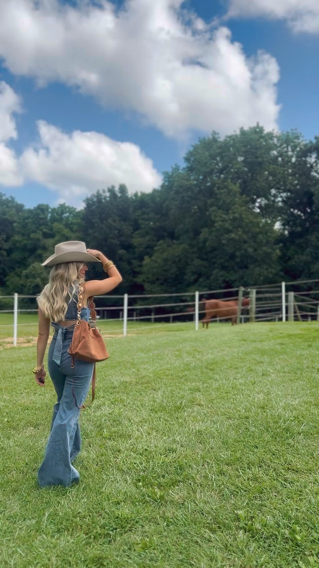 I am loving this light wash denim jumpsuit from @VICI - “KERSTYNSAVE30” for 30% off - it is so incredibly comfortable and I am 5 foot and I did wear a taller cowgirl boot heel to make this work! I will probably end up hemming it! Either way, I’m absolutely obsessed. It’s so cute and flattering on! I’m in a size XS! 

#LTKxVICI #LTKStyleTip #LTKFindsUnder100