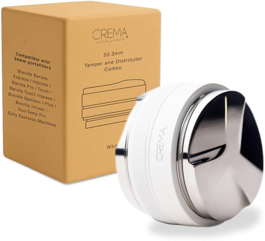 CREMA Coffee Products 54mm Hand Tamper & Coffee Distributor | Compatible with Breville Portafilte... | Amazon (US)