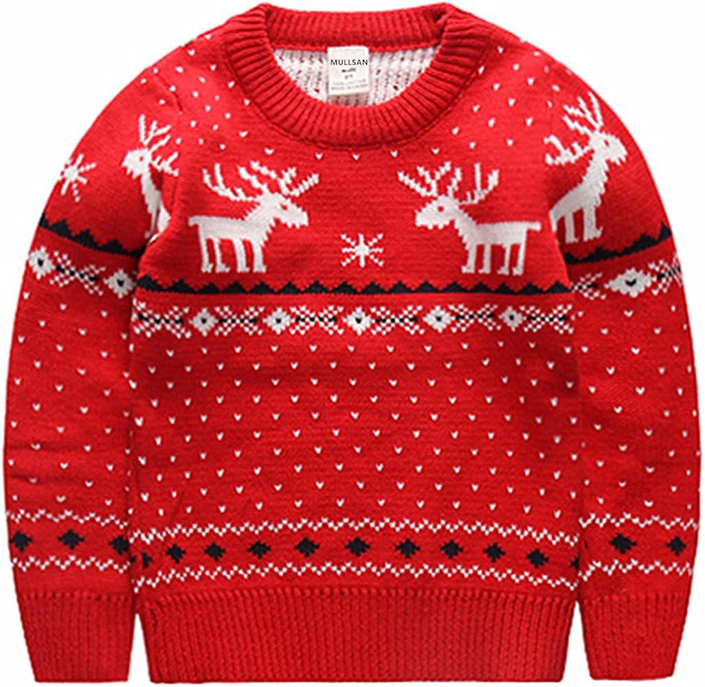 MULLSAN® Children's Fireplace Lovely Sweater For Christmas Best Gift | Amazon (US)