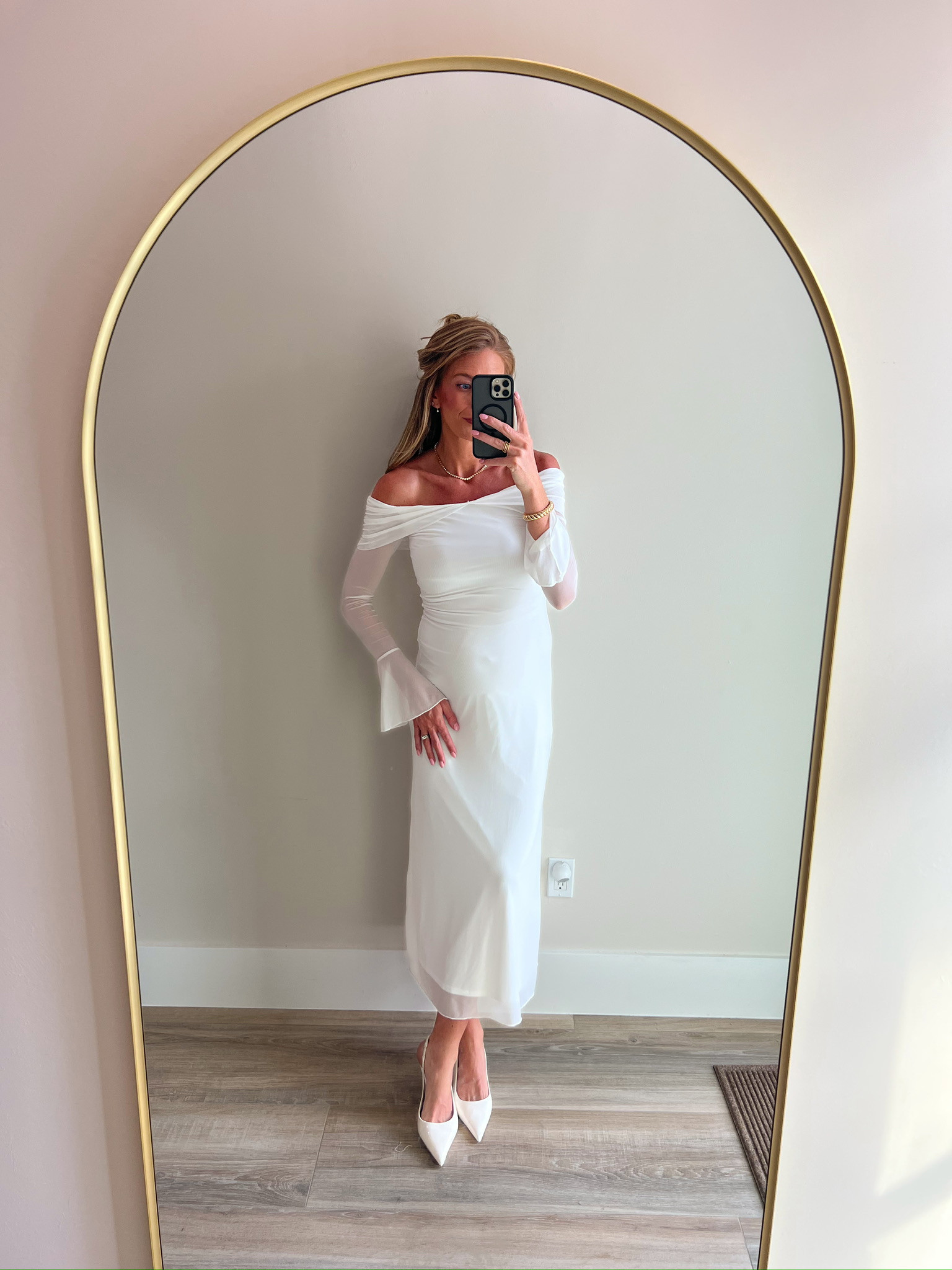 Neutral dress for baby shower! Size medium for length and bump! So comfy! 

 #LTKgrwm #LTKootd #LTKmomlife