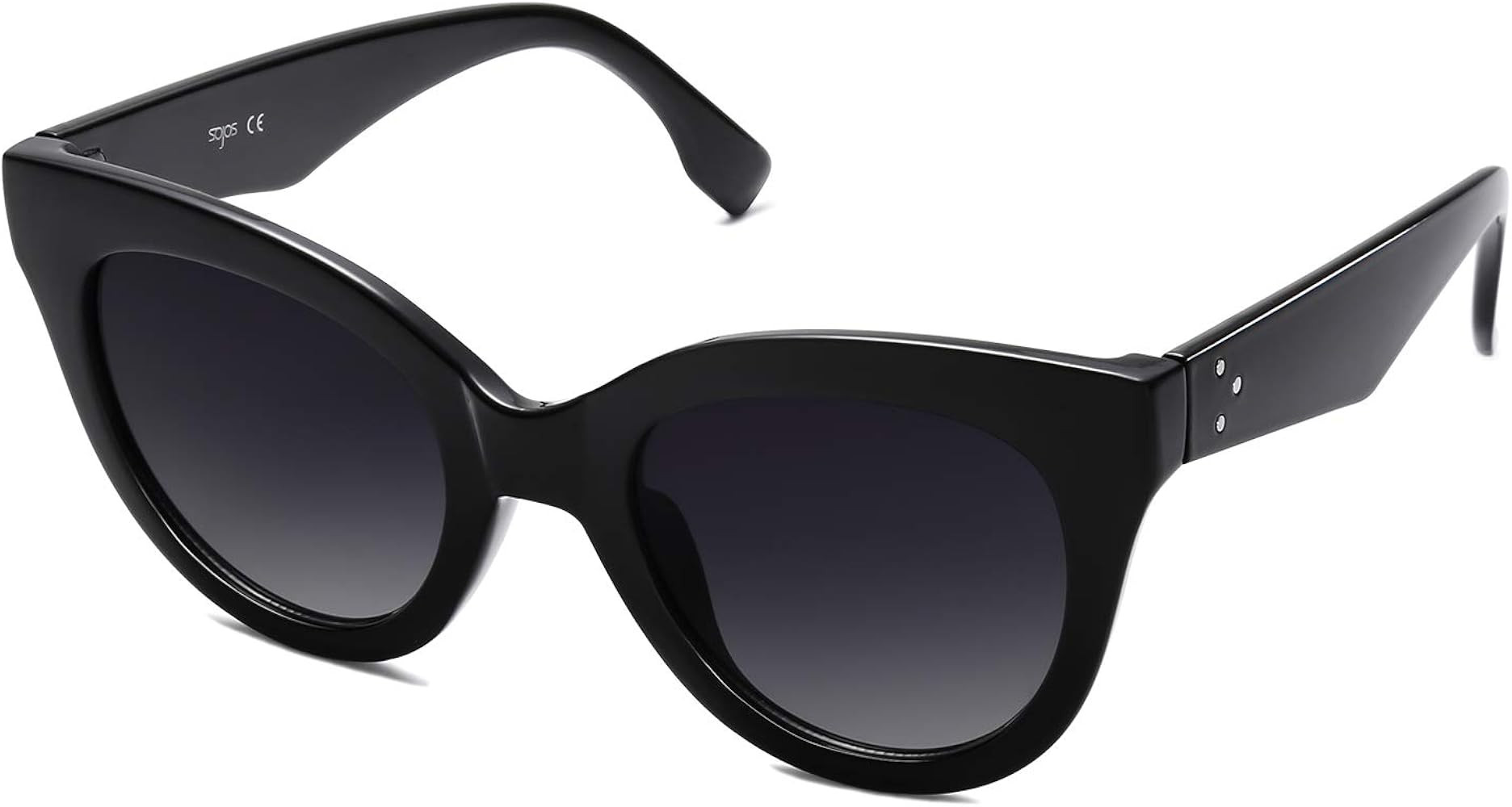 Retro Vintage Cateye Oversized Women Sunglasses Designer Glasses HOLIDAY SJ2074 | Amazon (US)