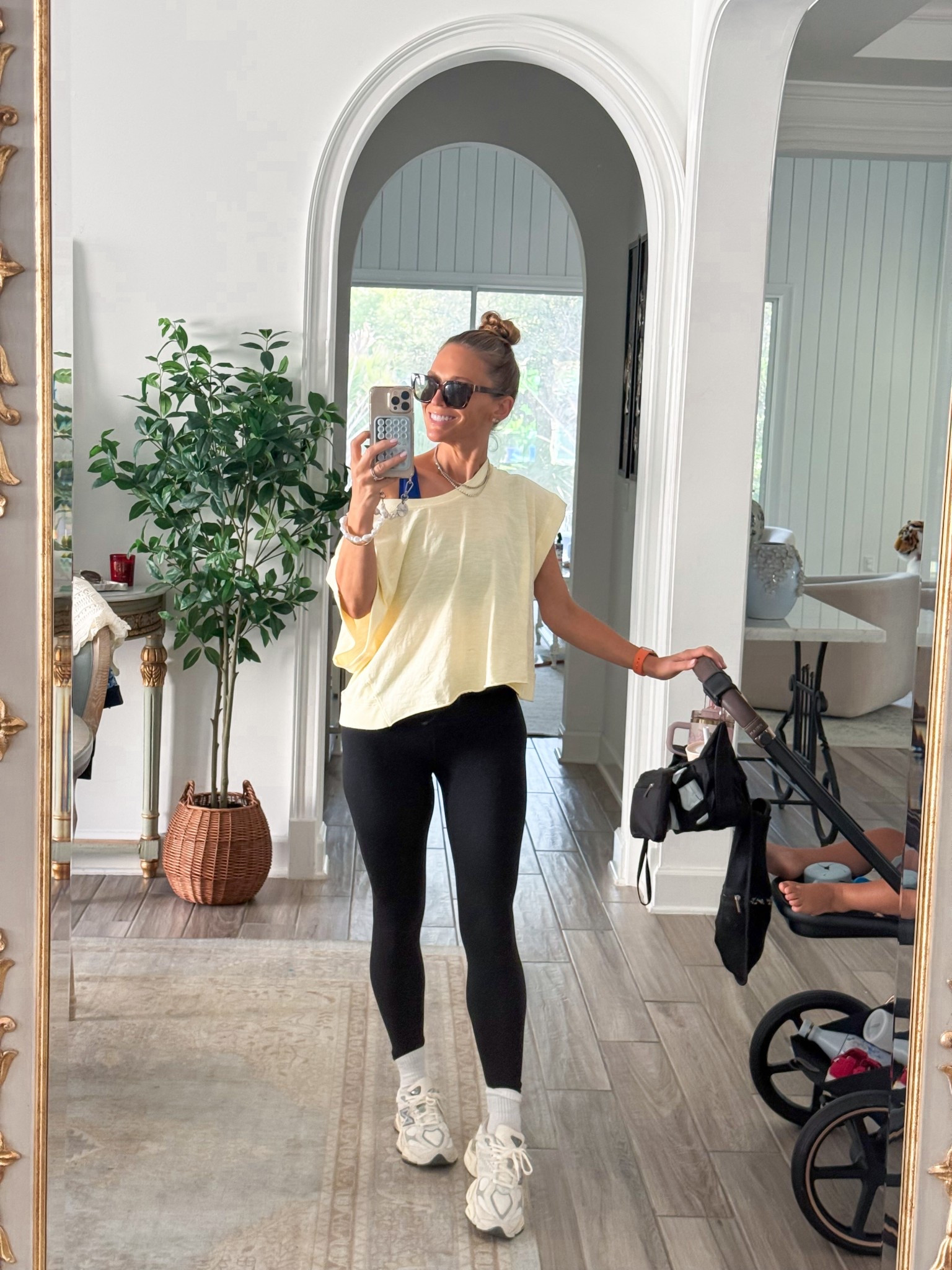 Butter yellow FP inspired too + better than Lulu align inspired leggings for my morning momlife workout fit! 

XS in top + leggings. Shoes are tts and my fav for walking miles in! 



#LTKfitnessgoals #LTKmomlife #LTKActive