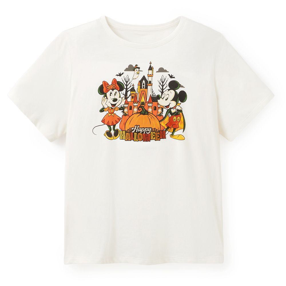 Mickey and Minnie Mouse ''Happy Halloween'' T-Shirt for Women | Disney Store