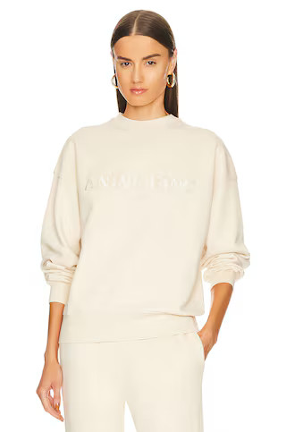 ANINE BING Sport Evan Sweatshirt in Cream from Revolve.com | Revolve Clothing (Global)