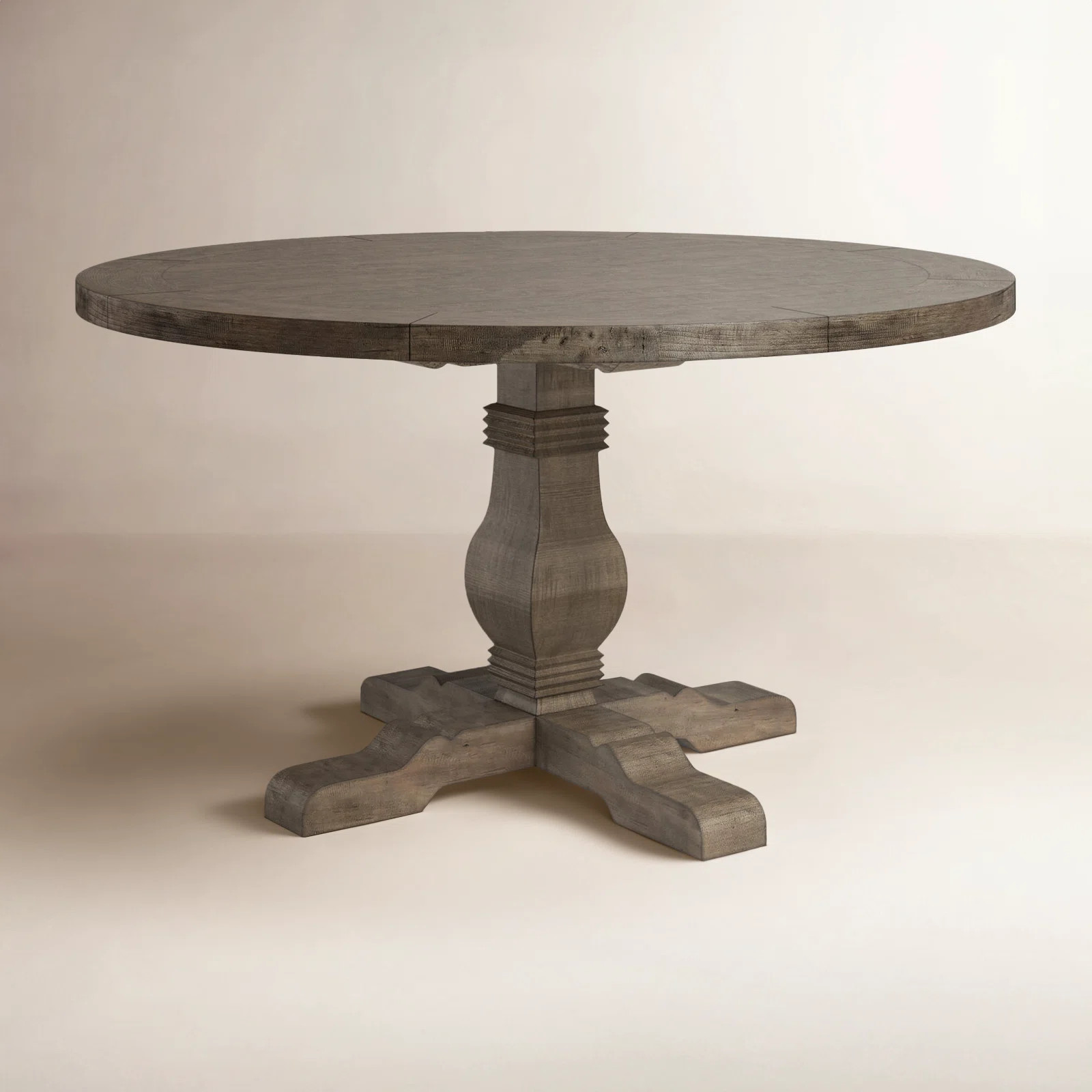 Kinston Pine Solid Wood Pedestal Dining Table | Wayfair North America