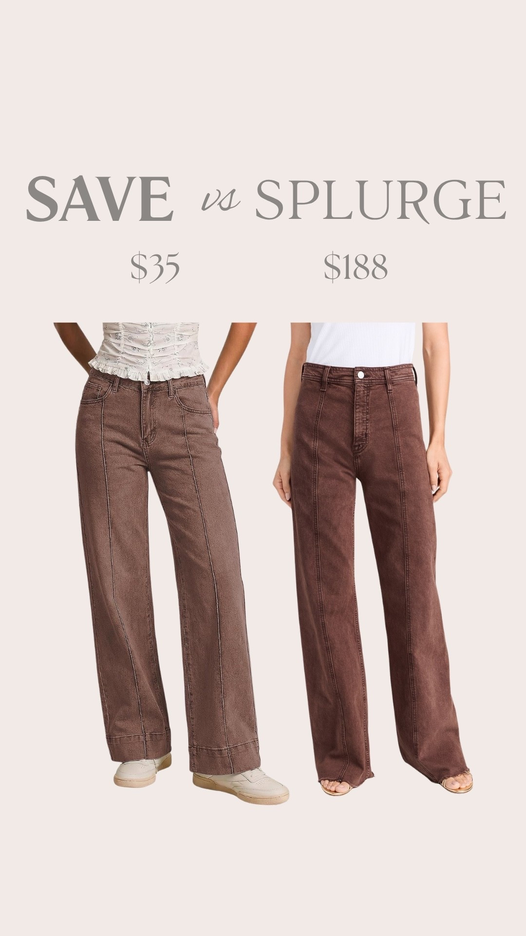 Save vs splurge

#LTKootd #LTKdayinmylife #LTKgrwm