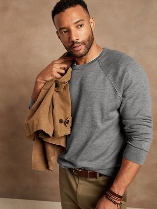 Italian Merino Crew-Neck Sweater | Banana Republic (US)