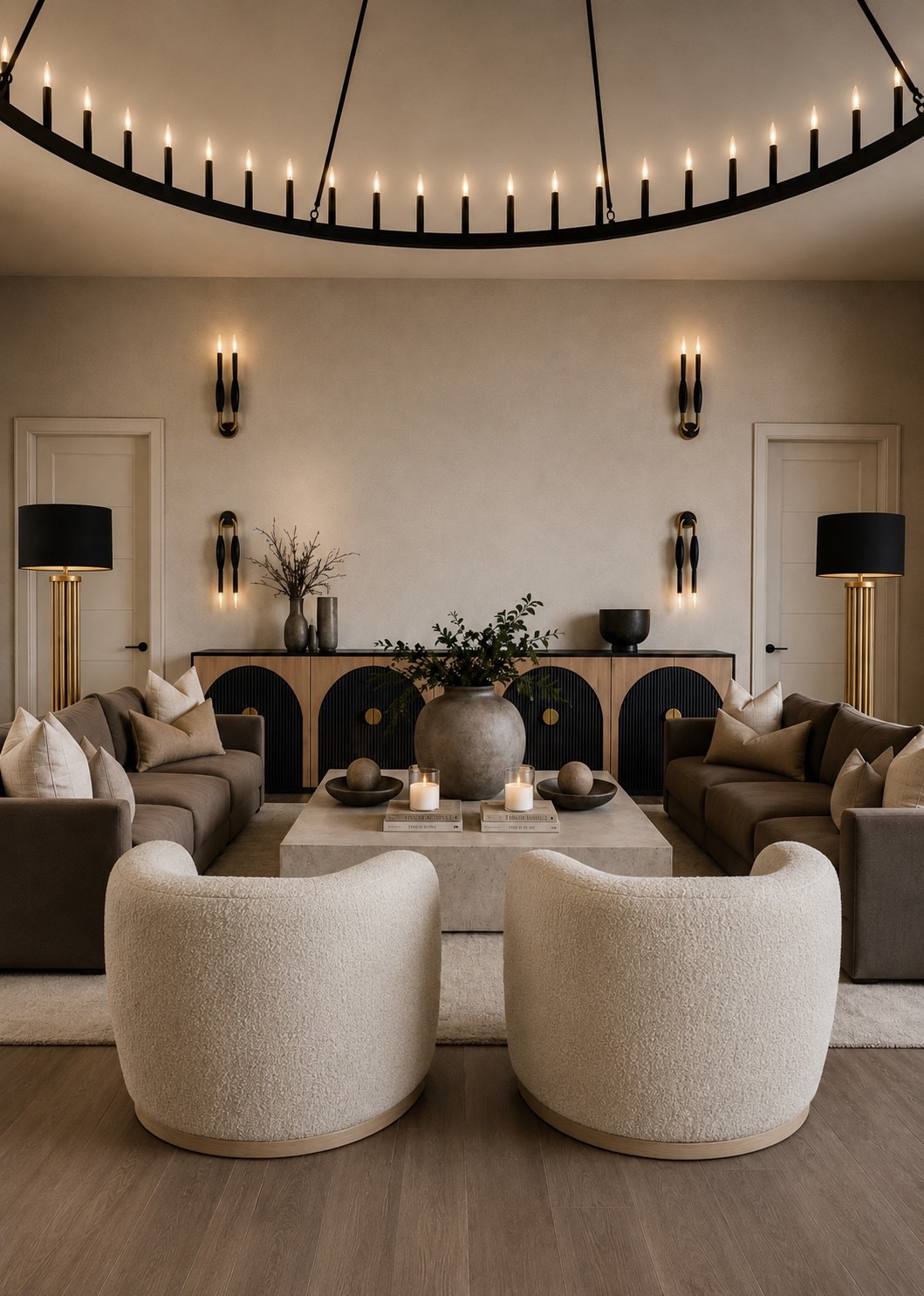 The coziest room in my house. 
#livingroomdecor #moodylivingroom #amazonhomefinds #neutrallivingroomdecor

#LTKHome #LTKSaleAlert #LTKdayinmylife