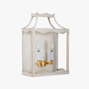 Del Mar Ivory Gilded Wall Sconce | Dear Keaton