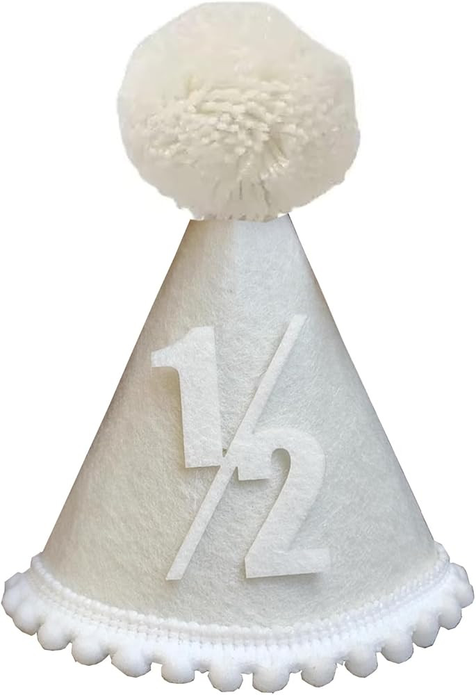 1/2 Birthday Hat,Half Birthday Hat,Baby 1/2 birthday Boy half birthday Boho first birthday hat,Na... | Amazon (US)
