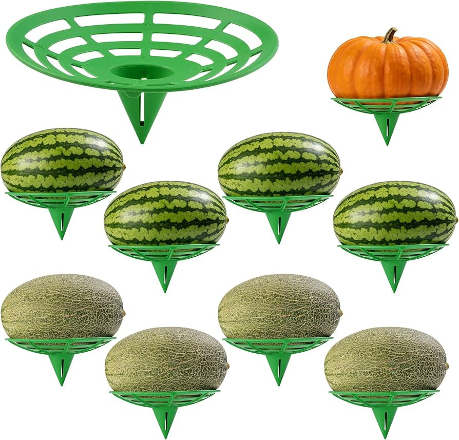 10 Packs Melon Cradles Trellis \u2013 Stable Fruit Support Stands to Keep Watermelons, Pumpkins &... | Amazon (US)