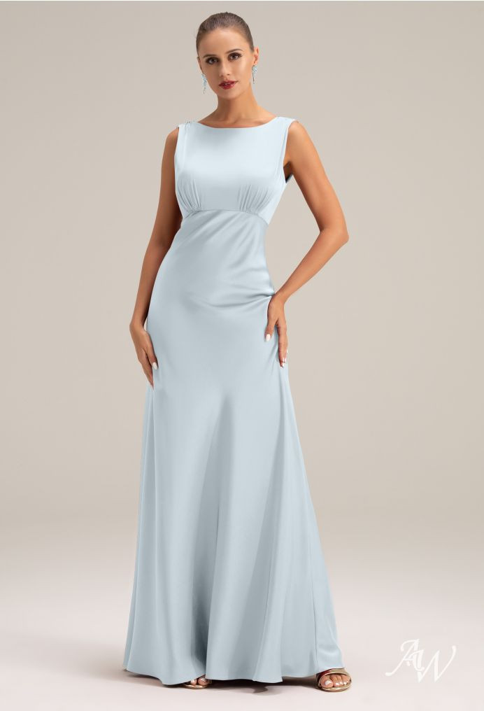 Fabric: Satin CharmeuseSatin CharmeuseCrystal Satin This dress is available in different fabric o... | AW Bridal