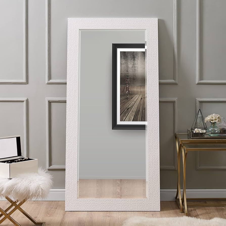 Naomi Home White Mirror Full Length White Full Length Mirror White Floor Mirror Standing Large Wh... | Amazon (US)