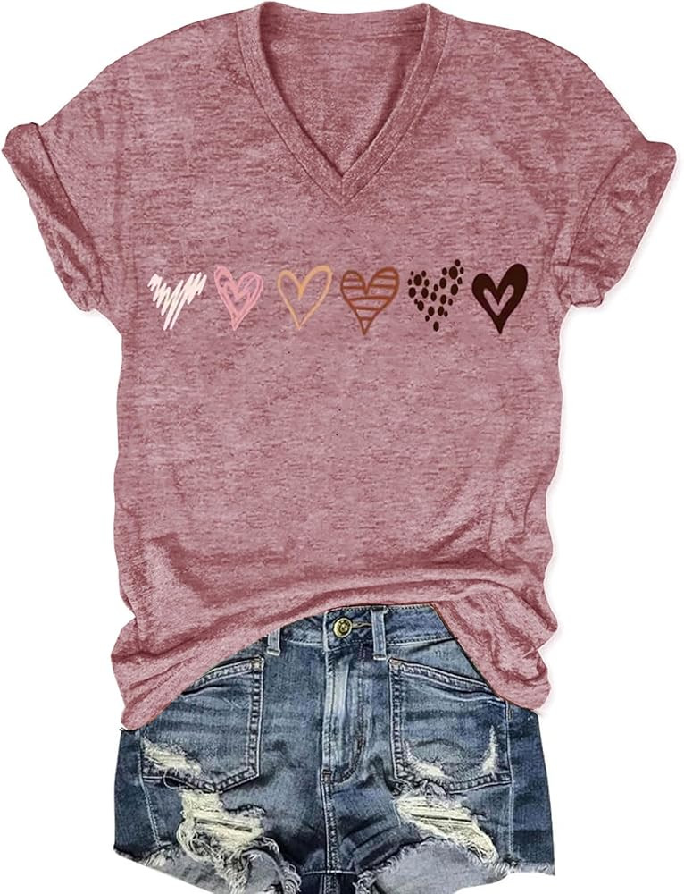 Vintage Boho Tops for Women V-Neck Flowers Shirt Spring Graphic Tees Floral Print Summer Casual S... | Amazon (US)